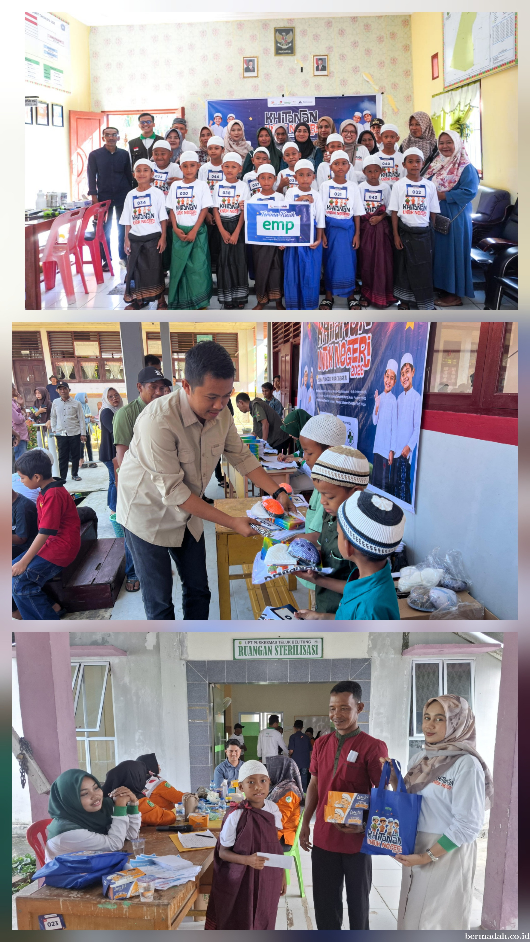 Menembus Pulau Demi Senyum 115 Anak, PT ITA dan Yayasan Bakrie Amanah Jemput Bola Layanan Khitan