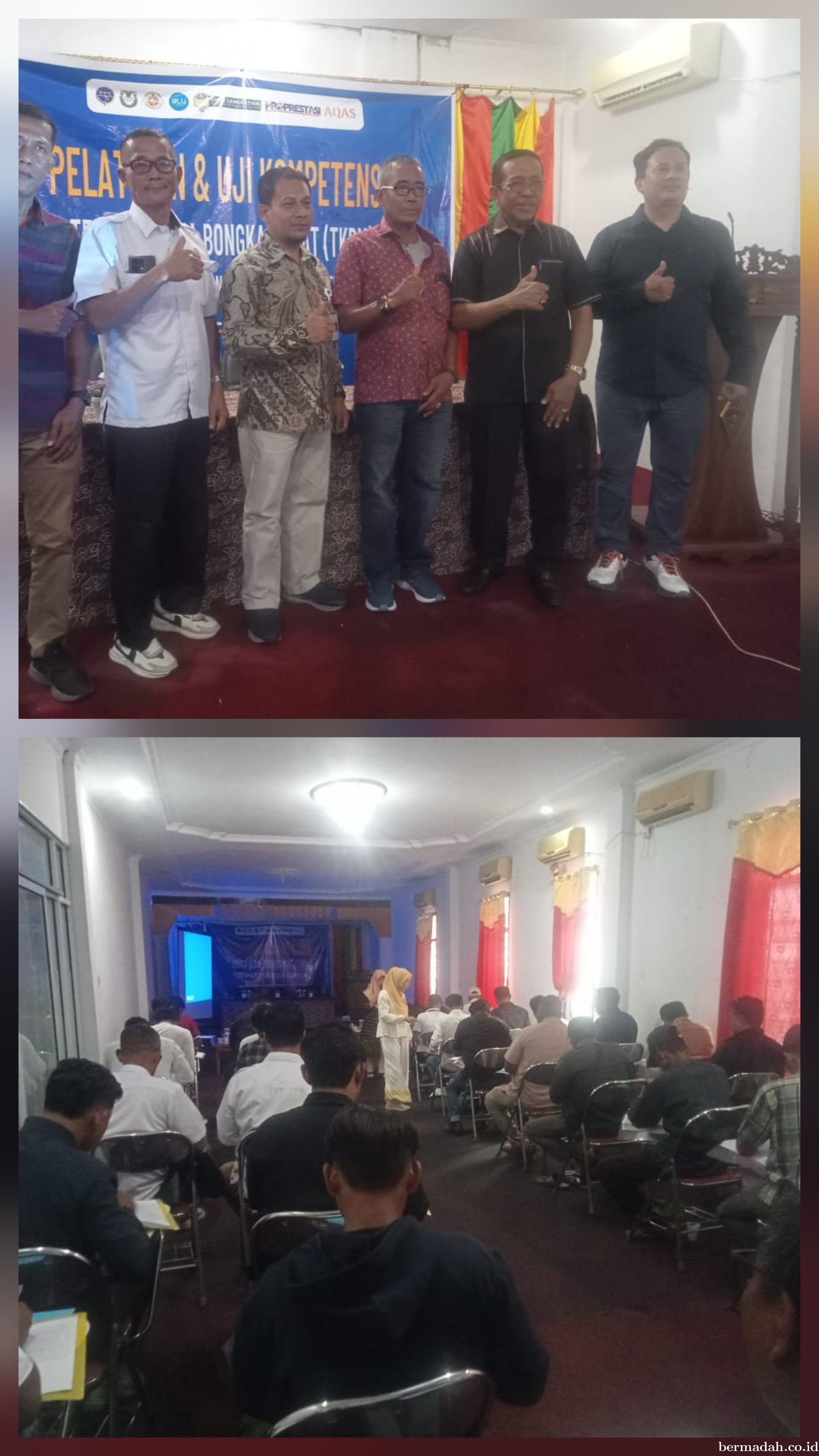 Ketua TKBM Gelar Pelatihan Uji Kompetensi Industri Tanjung Buton