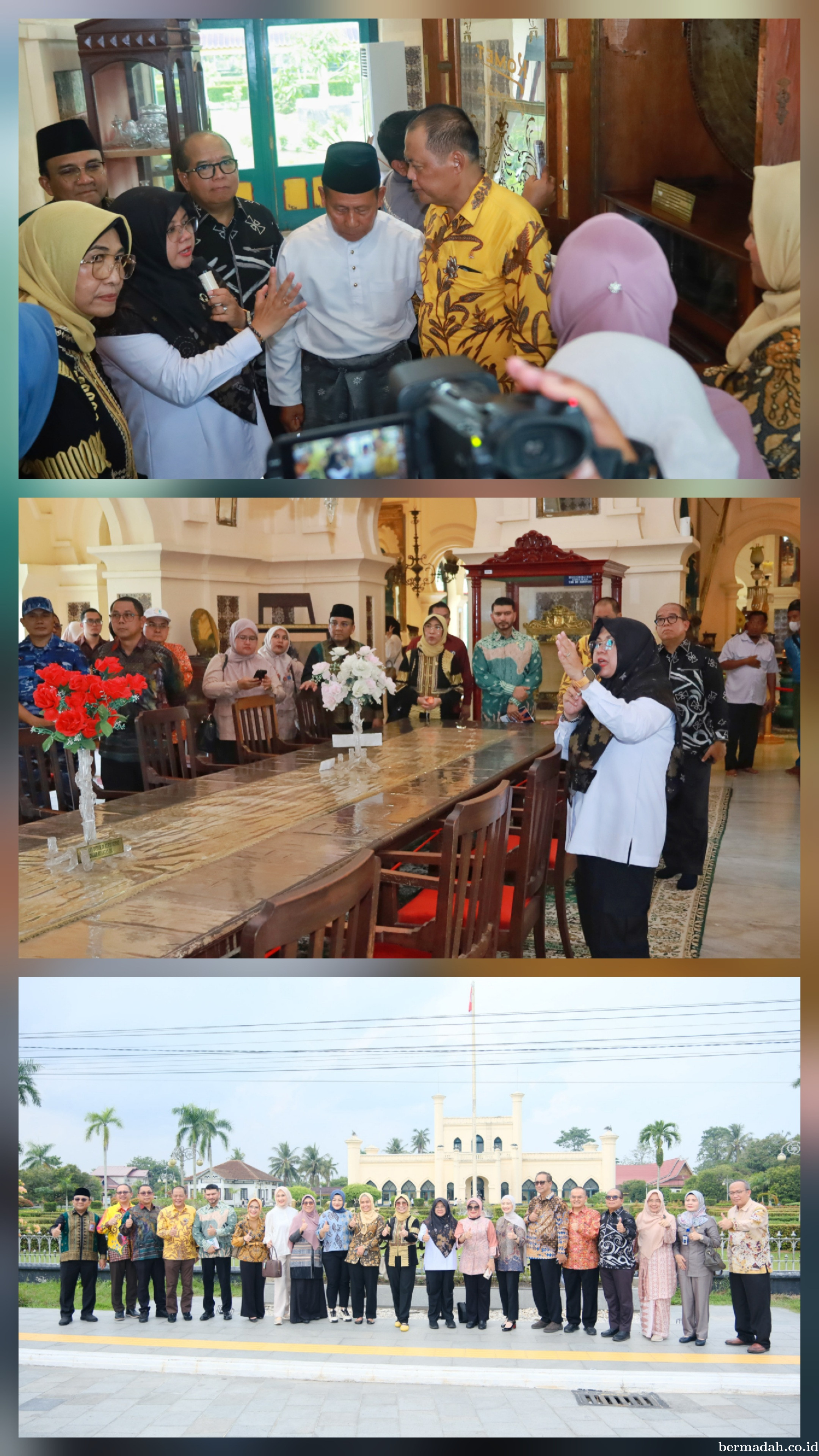 Kunjungi Istana Siak, Bupati Afni Minta DPR RI Beri Perhatian Khusus untuk Renovasi Cagar Budaya