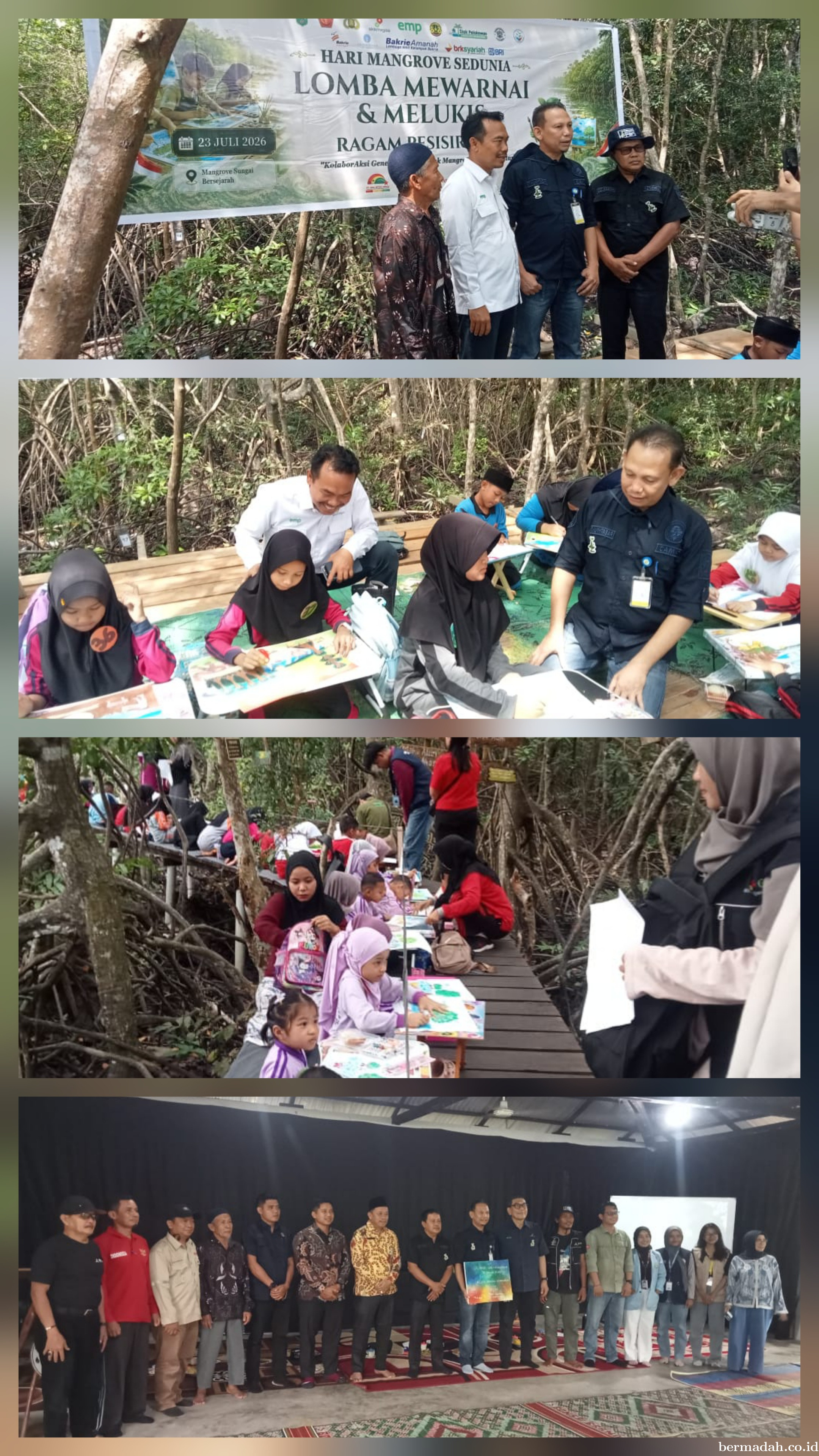 Camat Sungai Apit Buka Lomba Melukis dan Mewarna Anak Sekolah