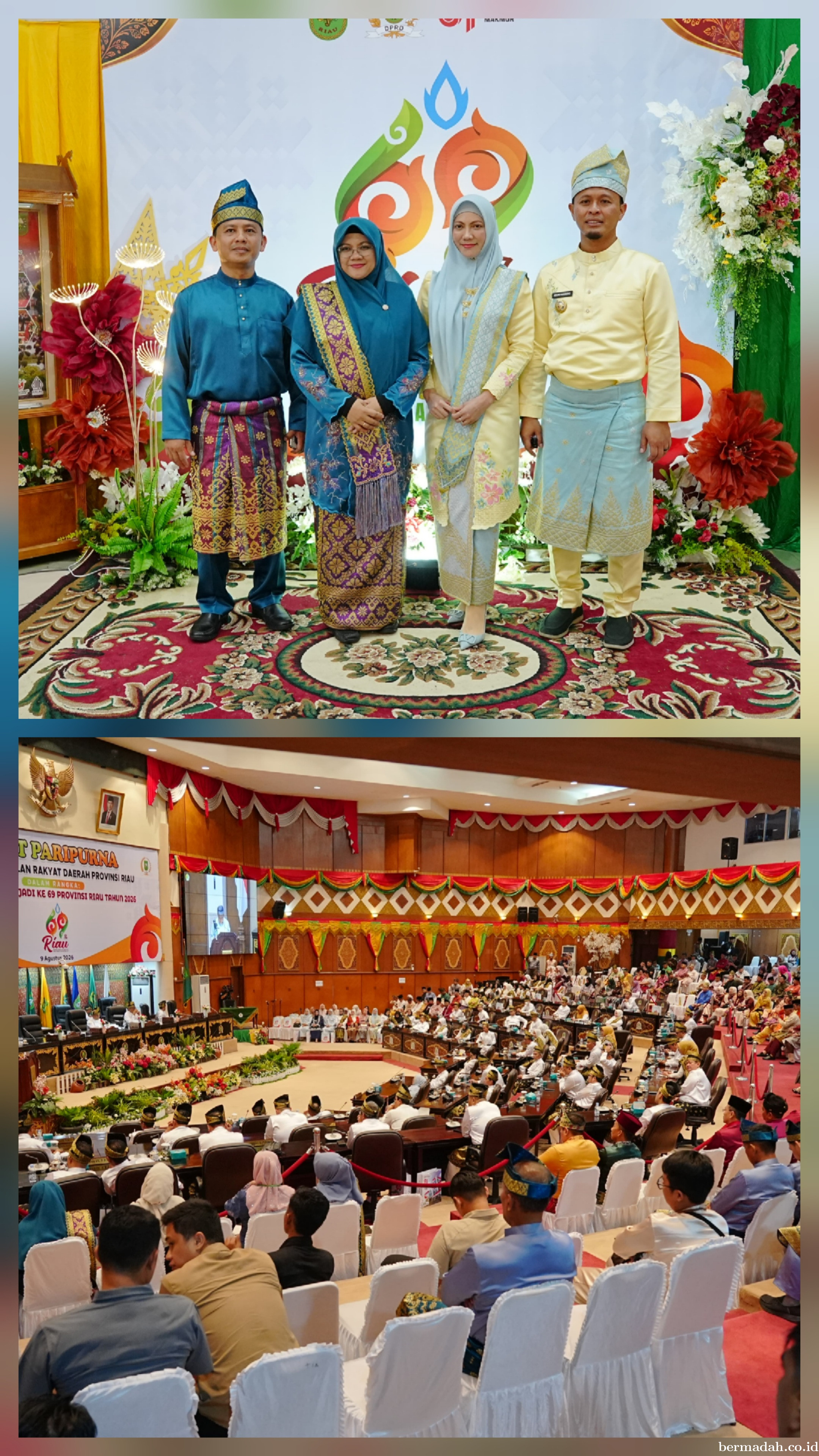Hadiri HUT ke-69 Riau, Bupati Afni: Bersama Kita Perkuat Sinergi Pembangunan