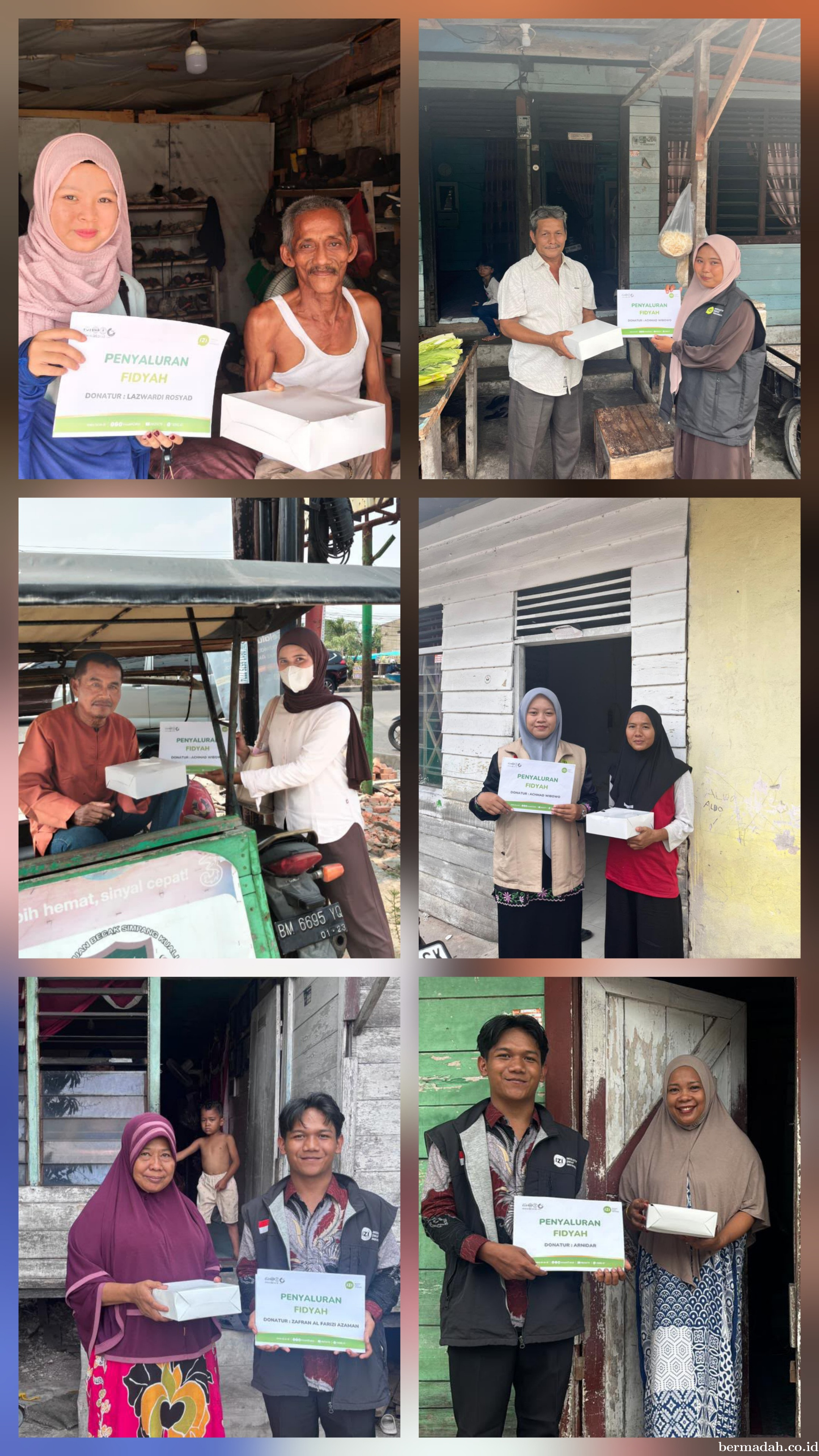 IZI Salurkan 300 Paket Fidyah kepada Masyarakat Membutuhkan di Pekanbaru