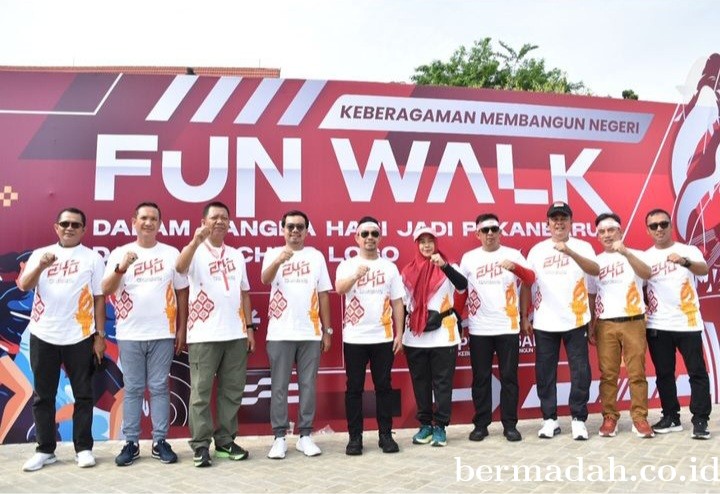 Wakil Ketua DPRD Pekanbaru Ginda Burnama Hadiri Peluncuran Logo dan Tema Hari Jadi Pekanbaru ke 240
