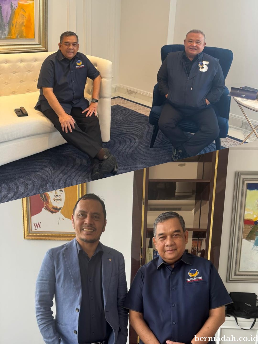 Sampaikan Tekad Maju pada Pilgubri 2024, Edy Natar Lapor ke DPP Nasdem