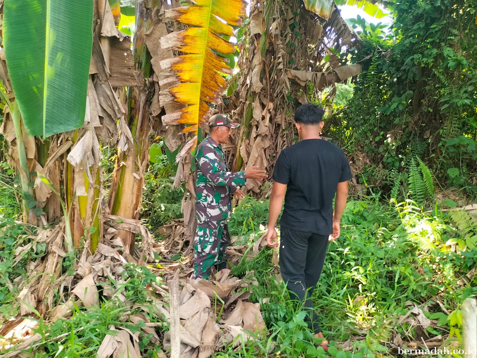 Penanggulangan Karhutla di Wilayah Koramil 02/Sungai Apit, Kamis 9 Mei