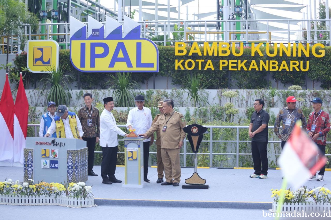 Presiden RI Resmikan Instalasi Pengolahan Air Limbah (IPAL), PLN Pasok Listrik Andal dan Berkualitas