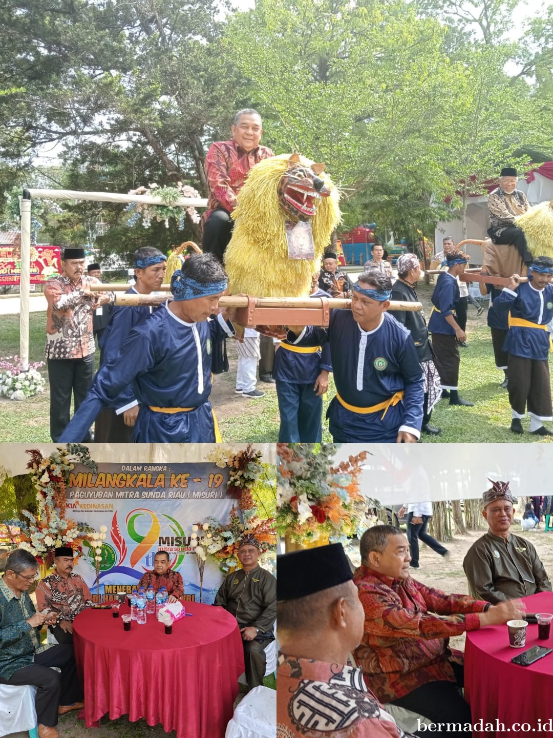 Disambut Tunggangan Singa, Balon Walikota Edy Nasution: Misuri Bukan Organisasi Baru Bagi Saya