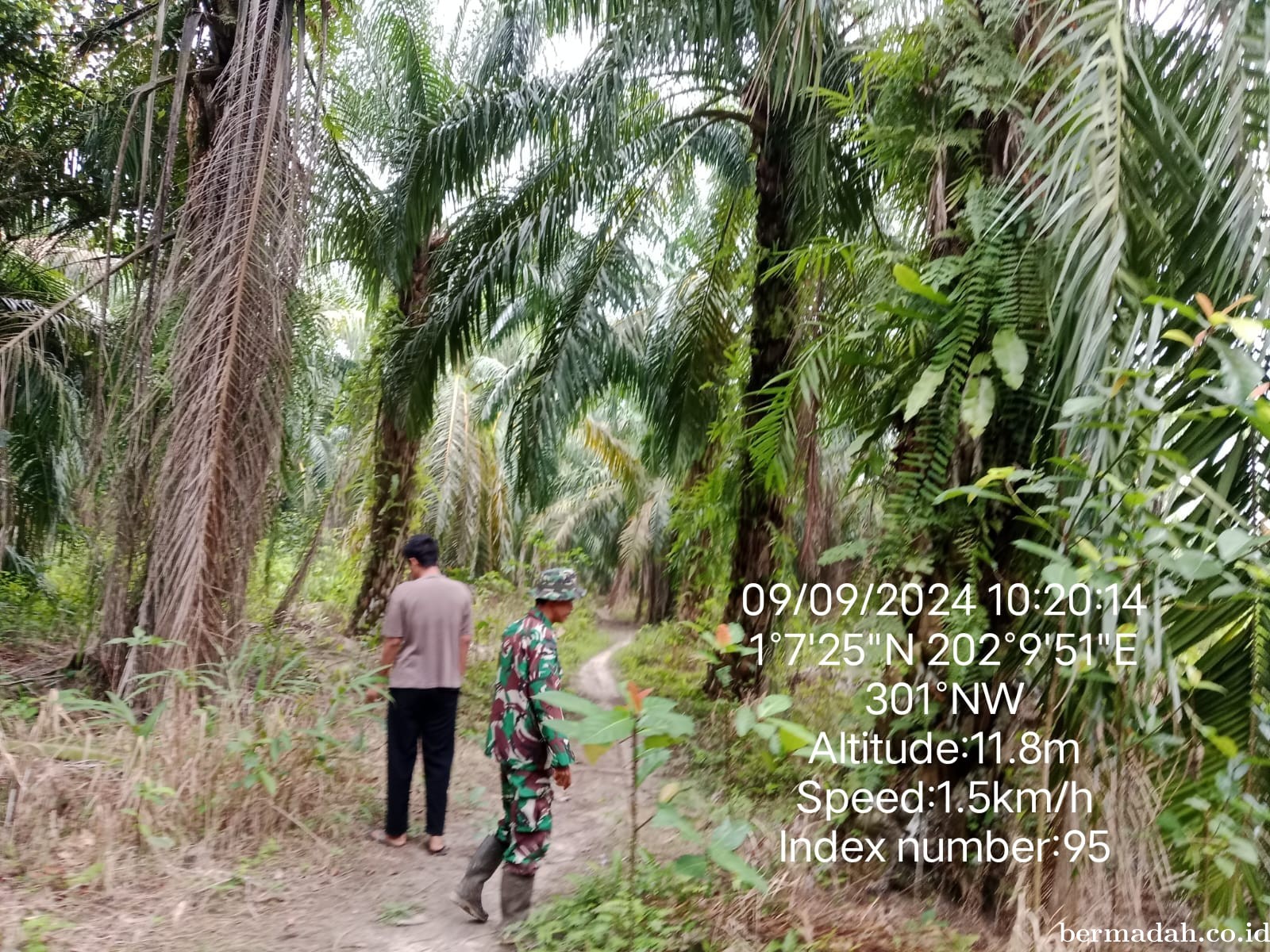 Penanggulangan Karhutla di Wilayah Koramil 02/Sungai Apit Senin, 9 September