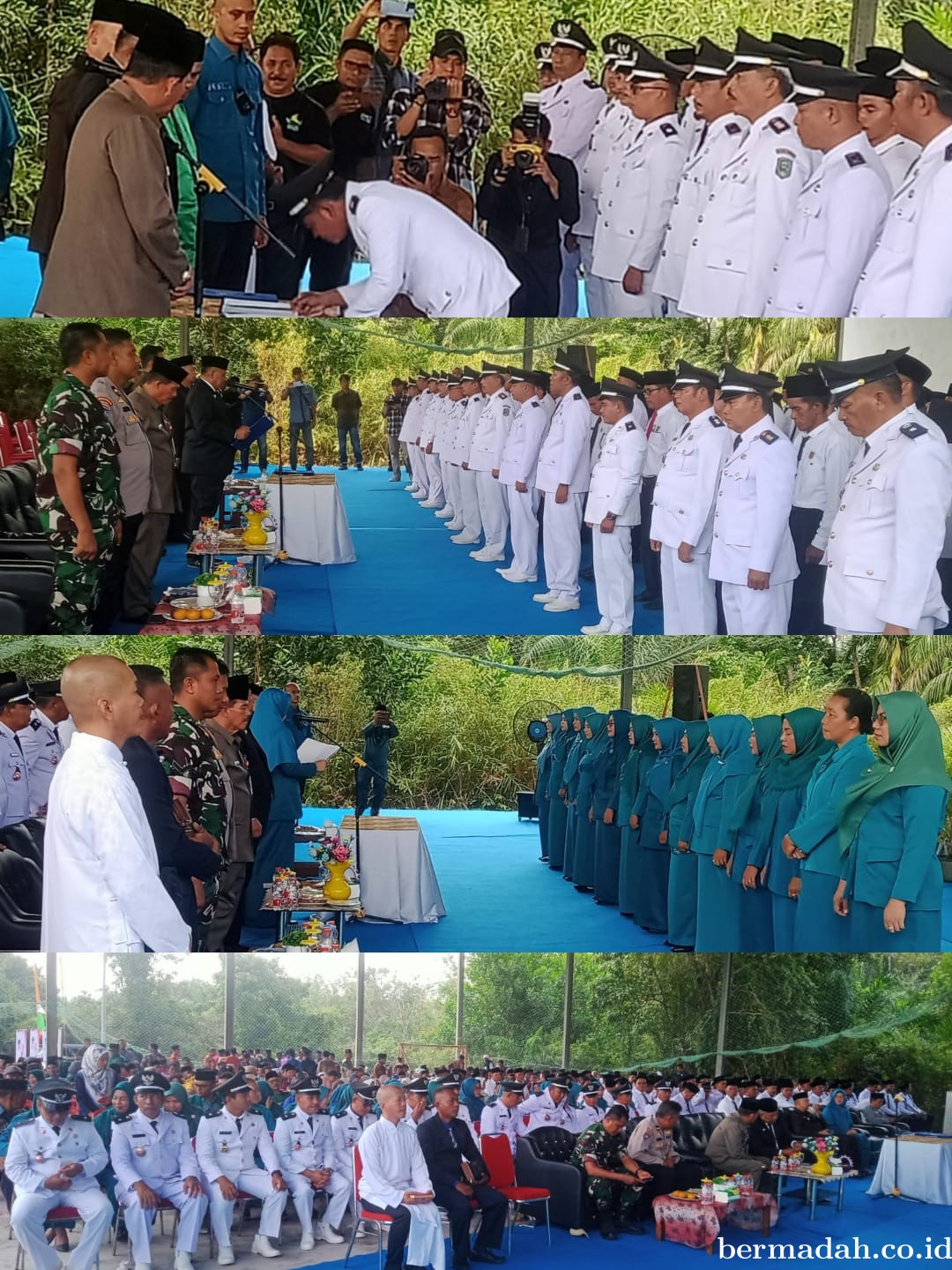 Jabatan Penghulu dan Bapekam se Kecamatan Sungai Apit Dikukuhkan Bupati Siak, Jadi 8 Tahun