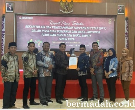 KPU Pelalawan Tetapkan 291.888 Pemilih untuk Pilkada 2024