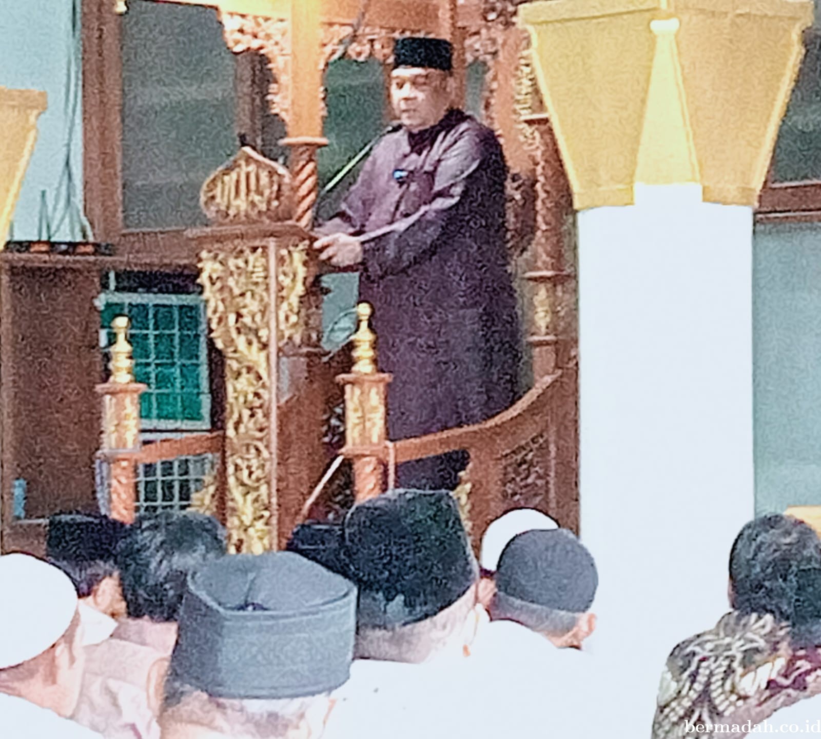 Khatib Jumat di Masjid Nurul Jannah, Jemaah:Kami Dukung Edy Nasution karena BisaJadi Imam dan Khatib