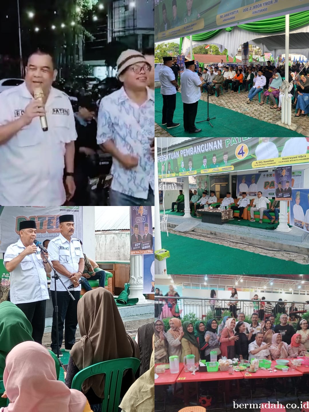 Edy Nasution- Dastrayani Bibra Kampanye Pertama di Kantor PPP Pekanbaru