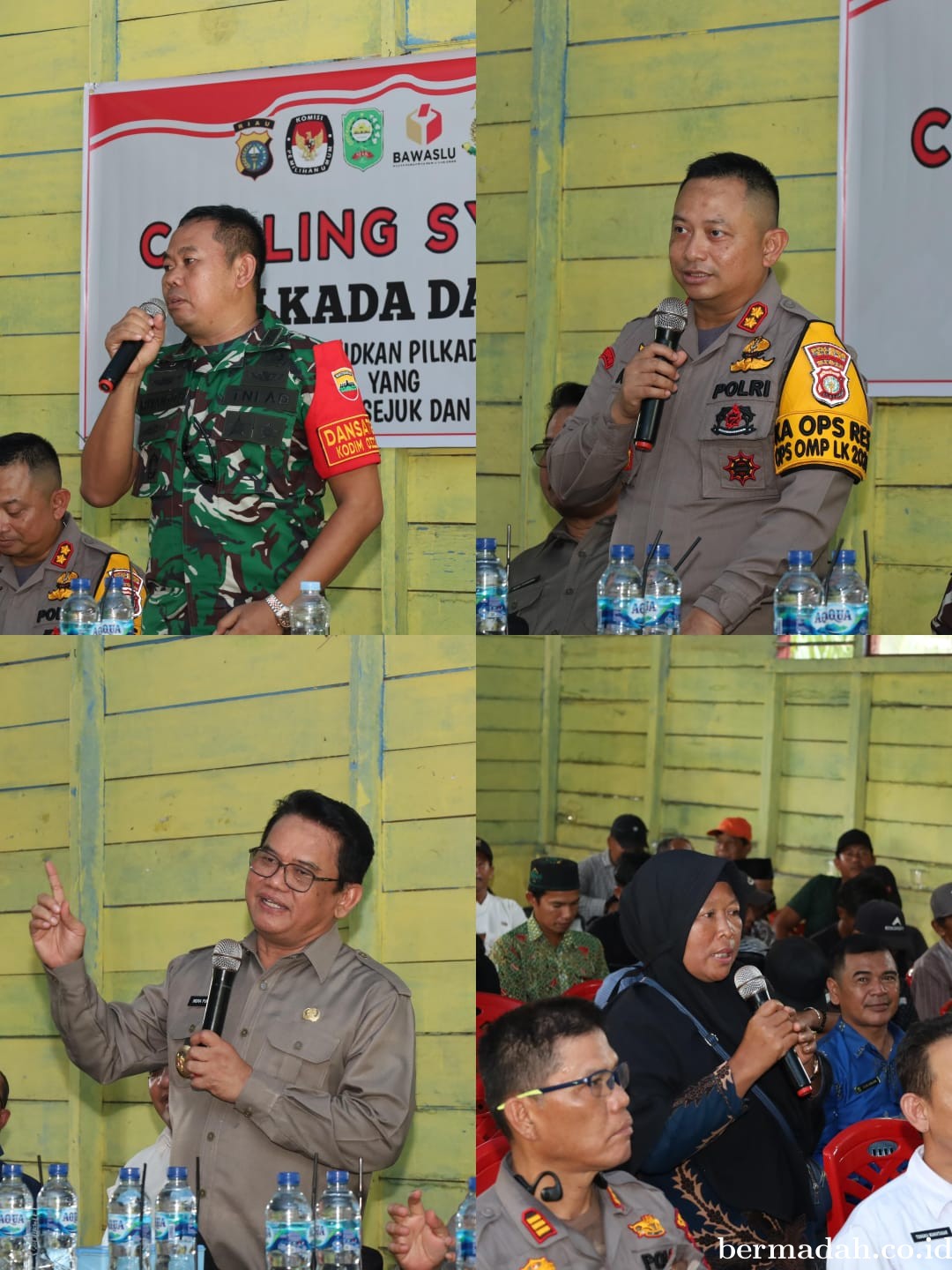 Pastikan Kesiapan Panitia Pemilihan di Kampung, Pjs Bupati Siak Tinjau TPS Teluk Lanus