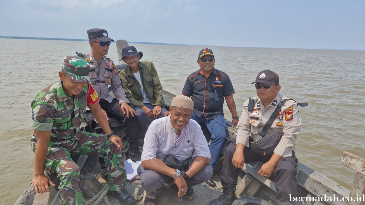 Polsek Kuala Kampar Terapkan Menyelam Minum Air dalam Pengamanan Kampanye Pilkada 2024
