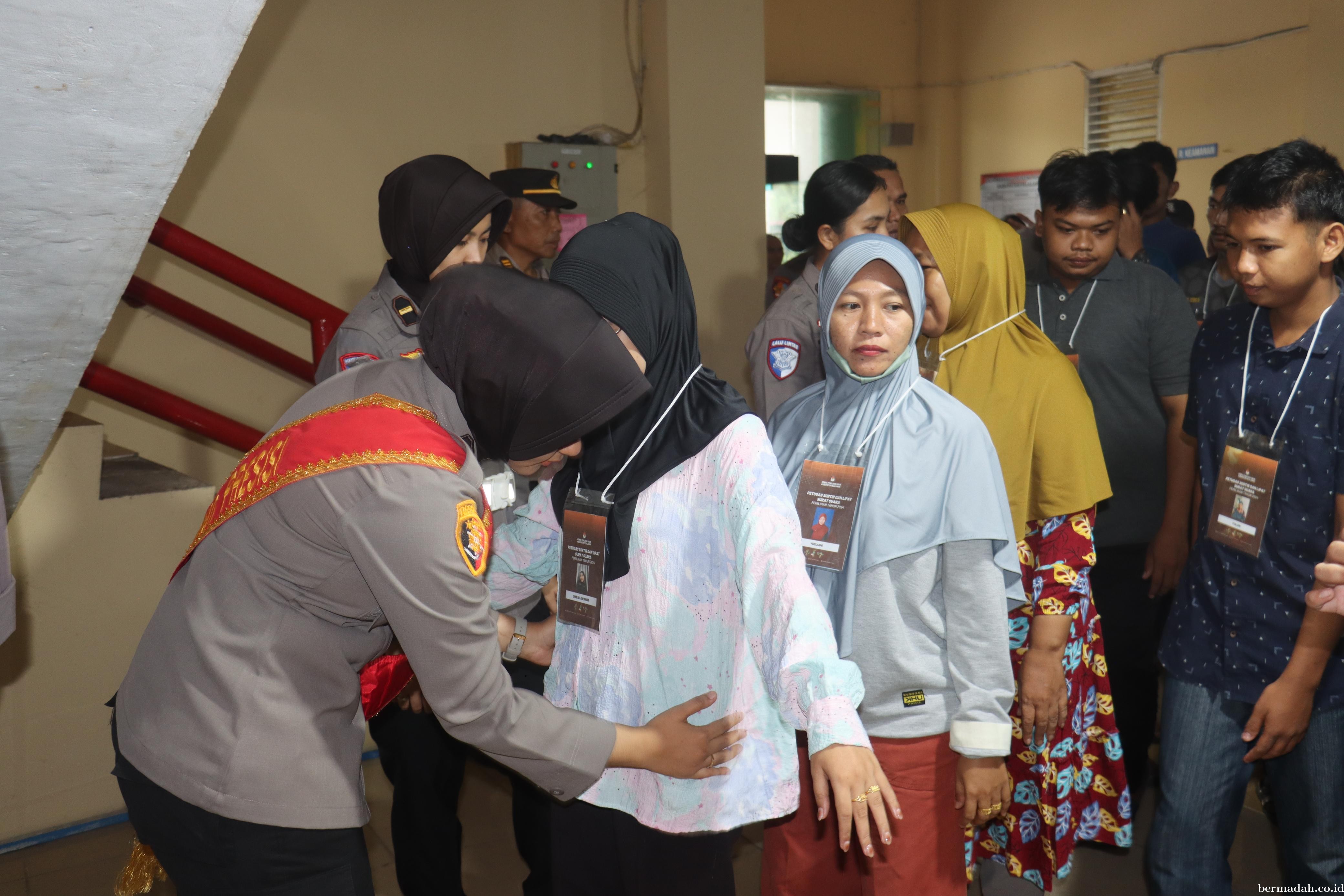 Polres Pelalawan Tingkatkan Pengamanan Proses Pelipatan Surat Suara Pemilu 2024