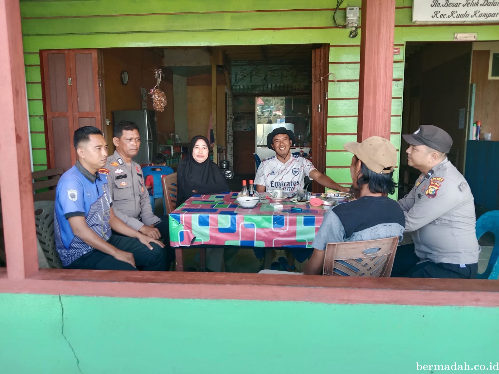 Polsek Kuala Kampar Gelar Kegiatan Cooling System dengan Peran Aktif Pemuda