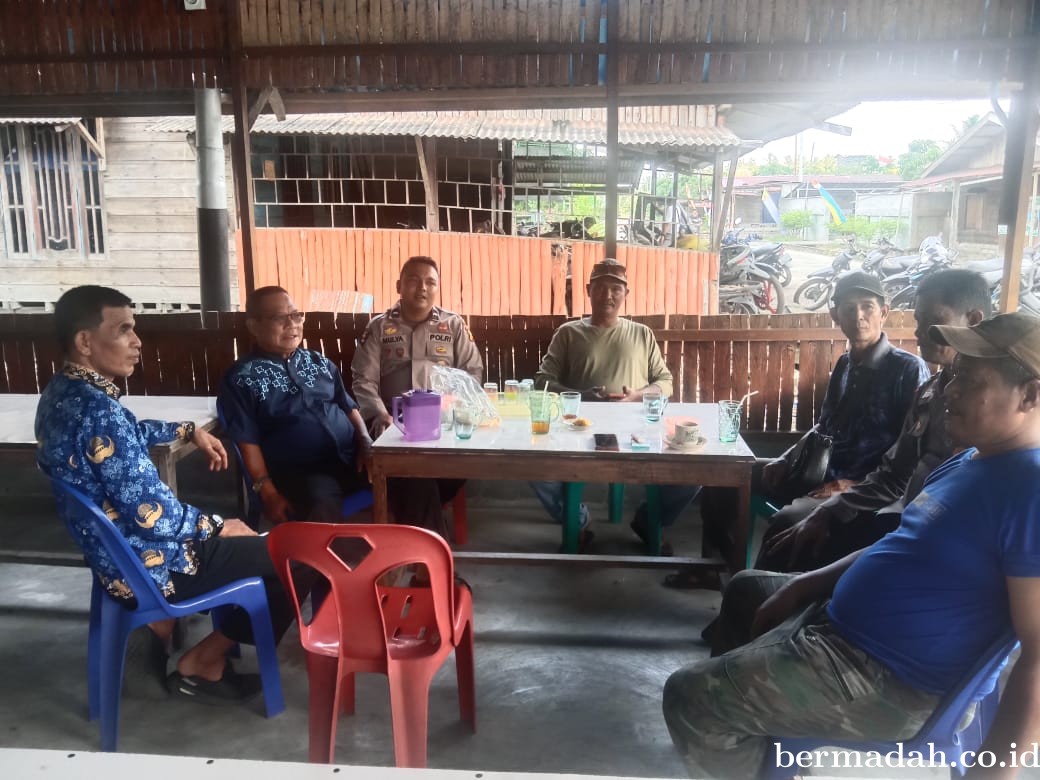 Menjaga Ketertiban Pilkada, Polsek Kuala Kampar Libatkan Pemuda di Kegiatan Cooling System