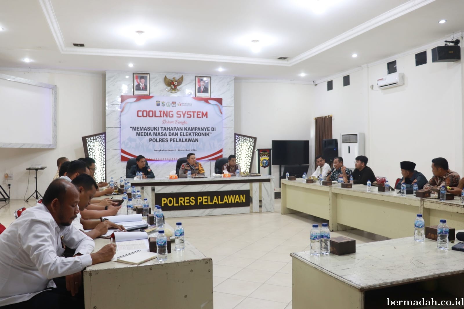 Pilkada Pelalawan 2024: Kapolres, KPU, Bawaslu, dan Paslon Kompak Jaga Ketertiban Kampanye