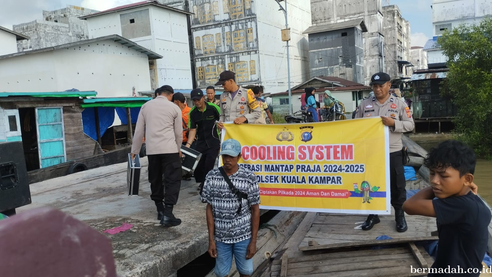 Polsek Kuala Kampar Gelar Kegiatan Cooling System, Sukseskan Pilkada 2024 yang Aman dan Damai