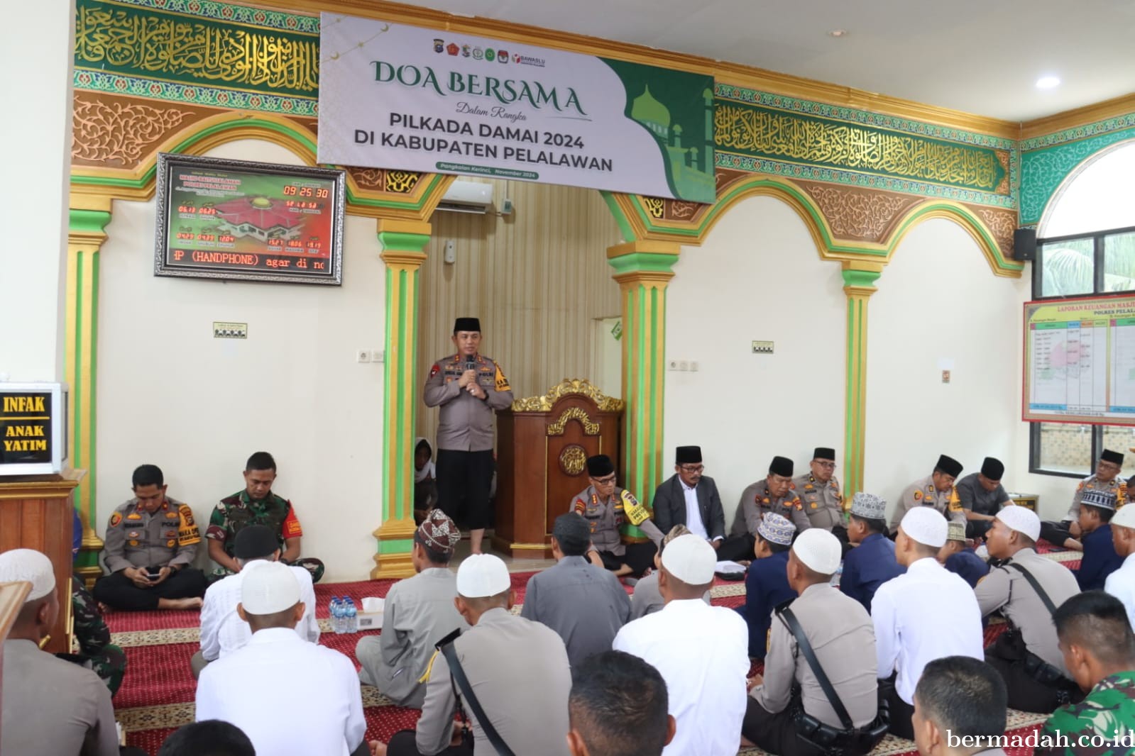 Doa Bersama Jelang Pilkada 2024, Polres Pelalawan Ajak Masyarakat Ciptakan Pilkada Damai