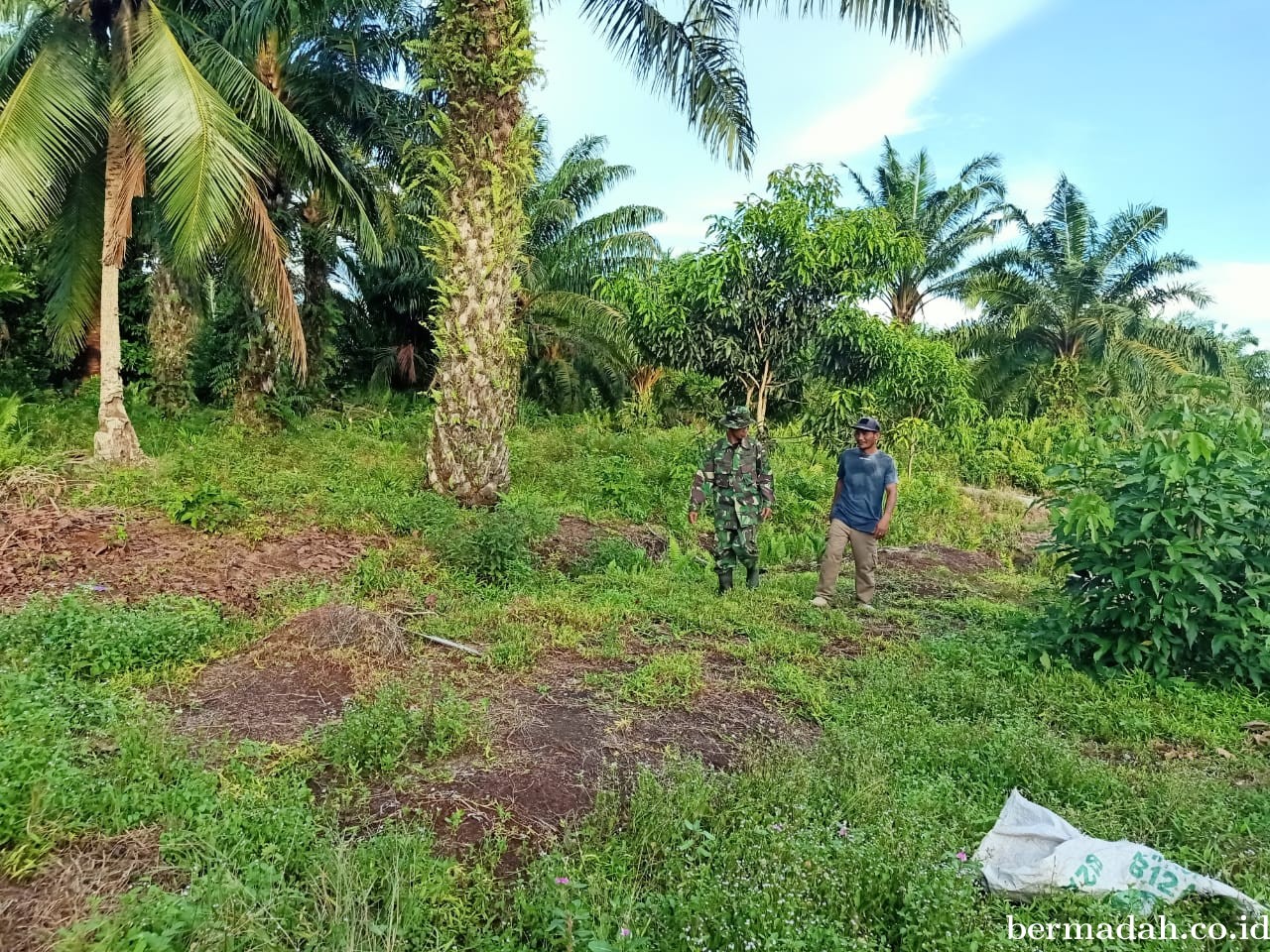 Penanggulangan Karhutla di Wilayah Koramil 02/Sungai Apit, Minggu 1 Desember