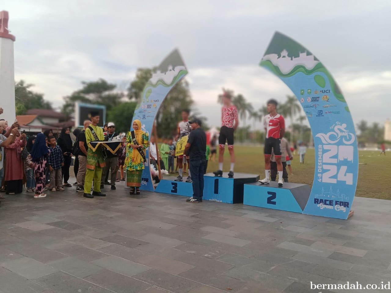 TOUR DE SIAK, ESTAPE 1 Tempuh Jarak Puluhan KM, Sabak Auh, Dayun, Siak