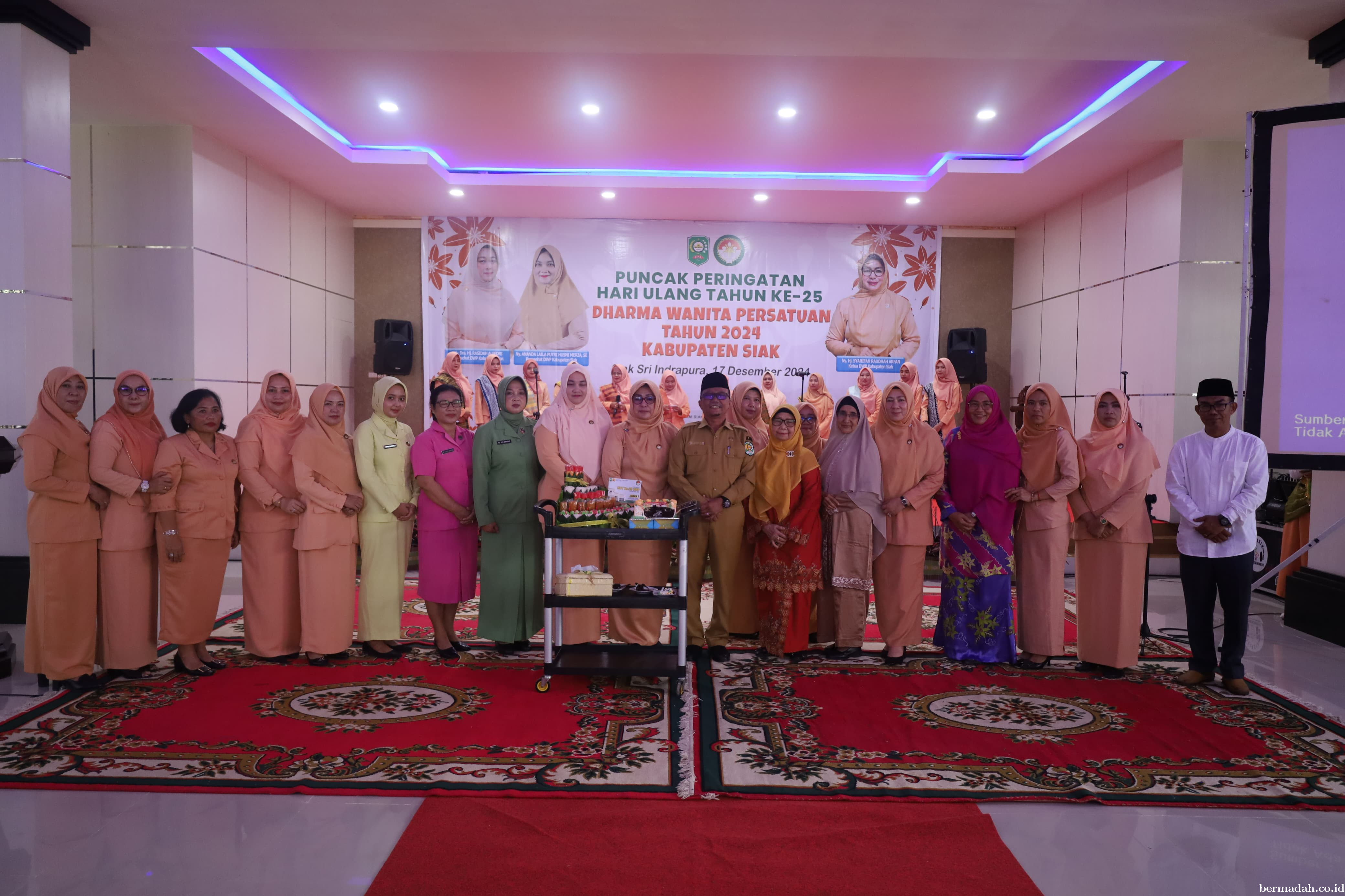 Puncak Peringatan HUT ke-25 DWP Siak,Jaga Silaturahmi dan Kondusivitas Menuju Indonesia Emas 2045