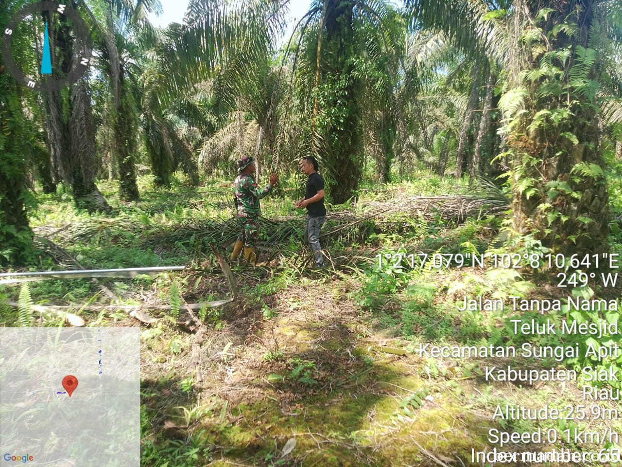 Penanggulangan Karhutla di Wilayah Koramil 02/SA Kamis 19 Desember