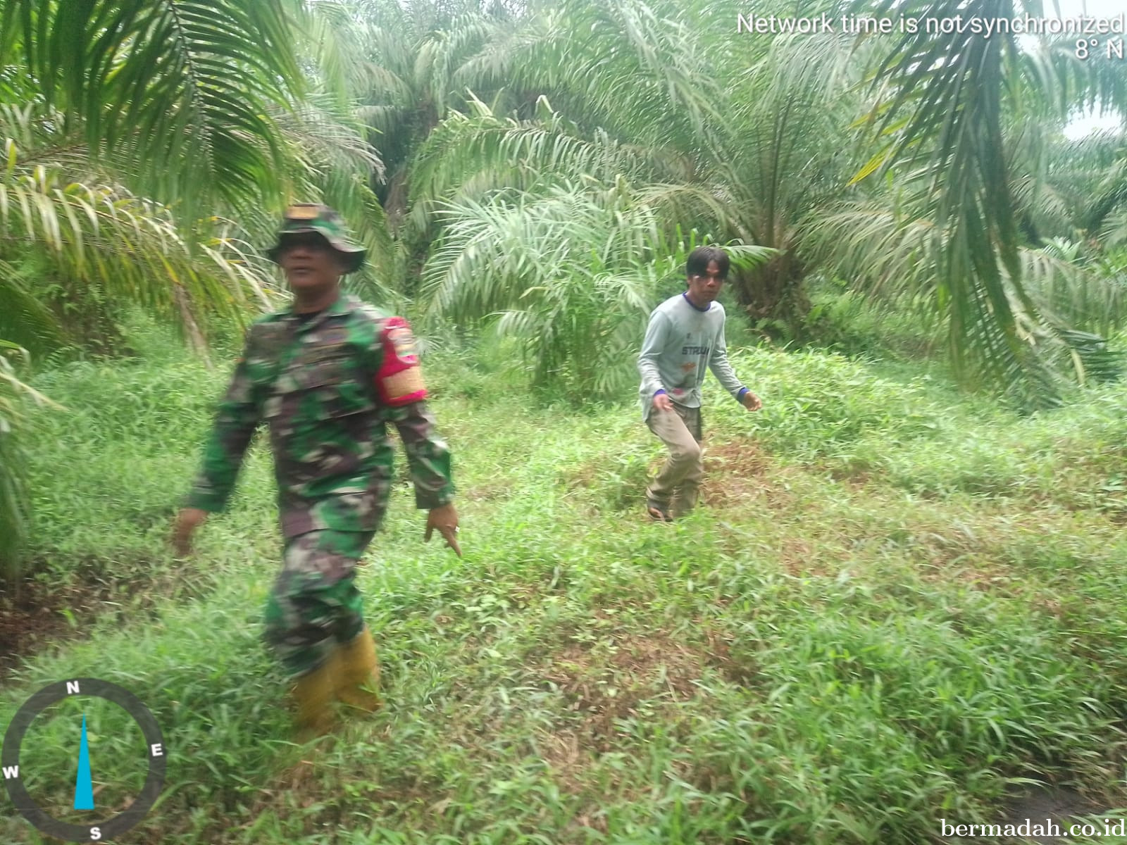 Penanggulangan Karhutla di Wilayah Koramil 02/Sungai Apit Sabtu 28 Desember