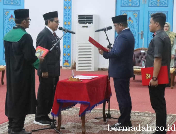 Tengku Zulfan Dilantik sebagai Pj Sekda Pelalawan