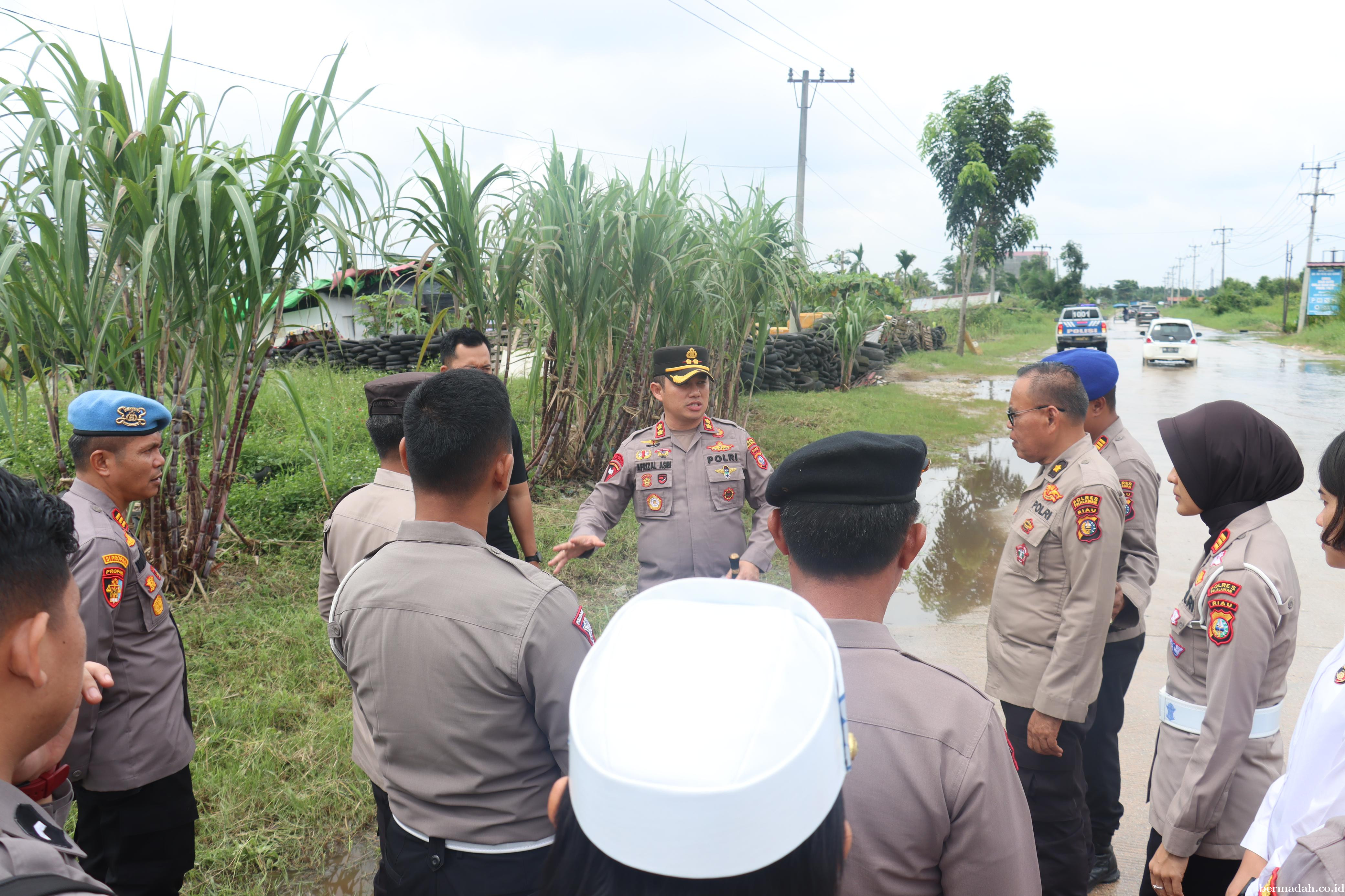 Antisipasi Banjir di Pelalawan: Polres dan Pemda Siap Siaga