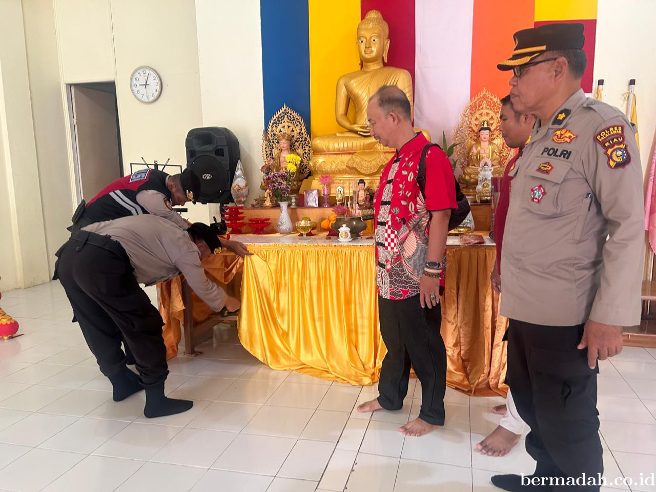 Polres Pelalawan Pastikan Ibadah Imlek 2576 Berjalan Aman dan Khidmat