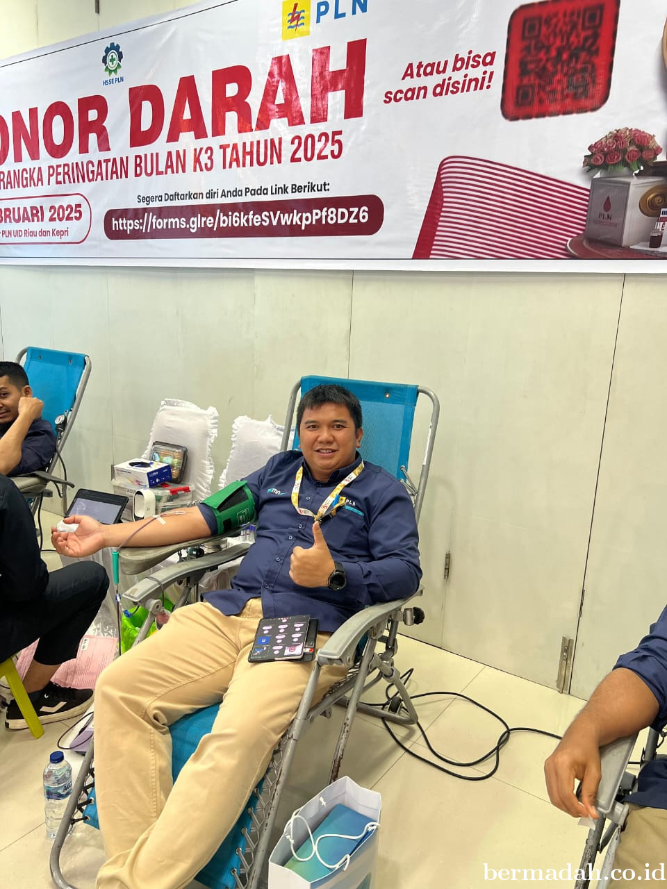 Peringati Bulan K3 Nasional, Insan PLN Sumbangkan Darah dalam Aksi Kemanusiaan di Pekanbaru Riau