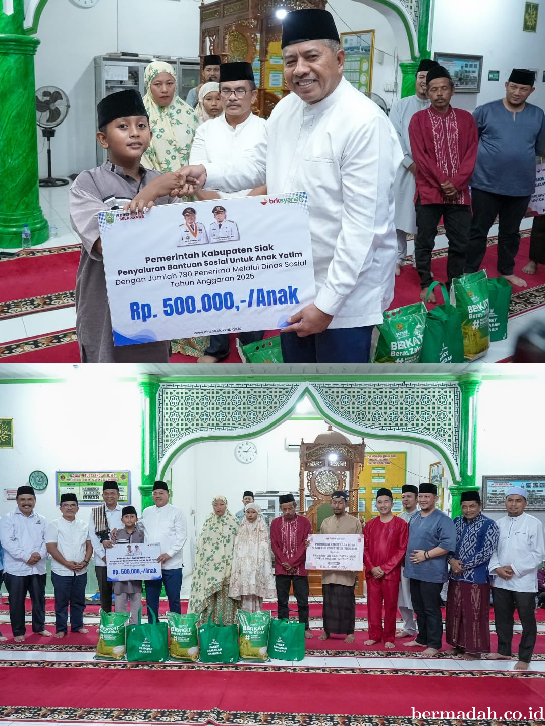 Safari Ramadan di Dusun Pusaka, Alfedri Ajak Masyarakat Berzakat