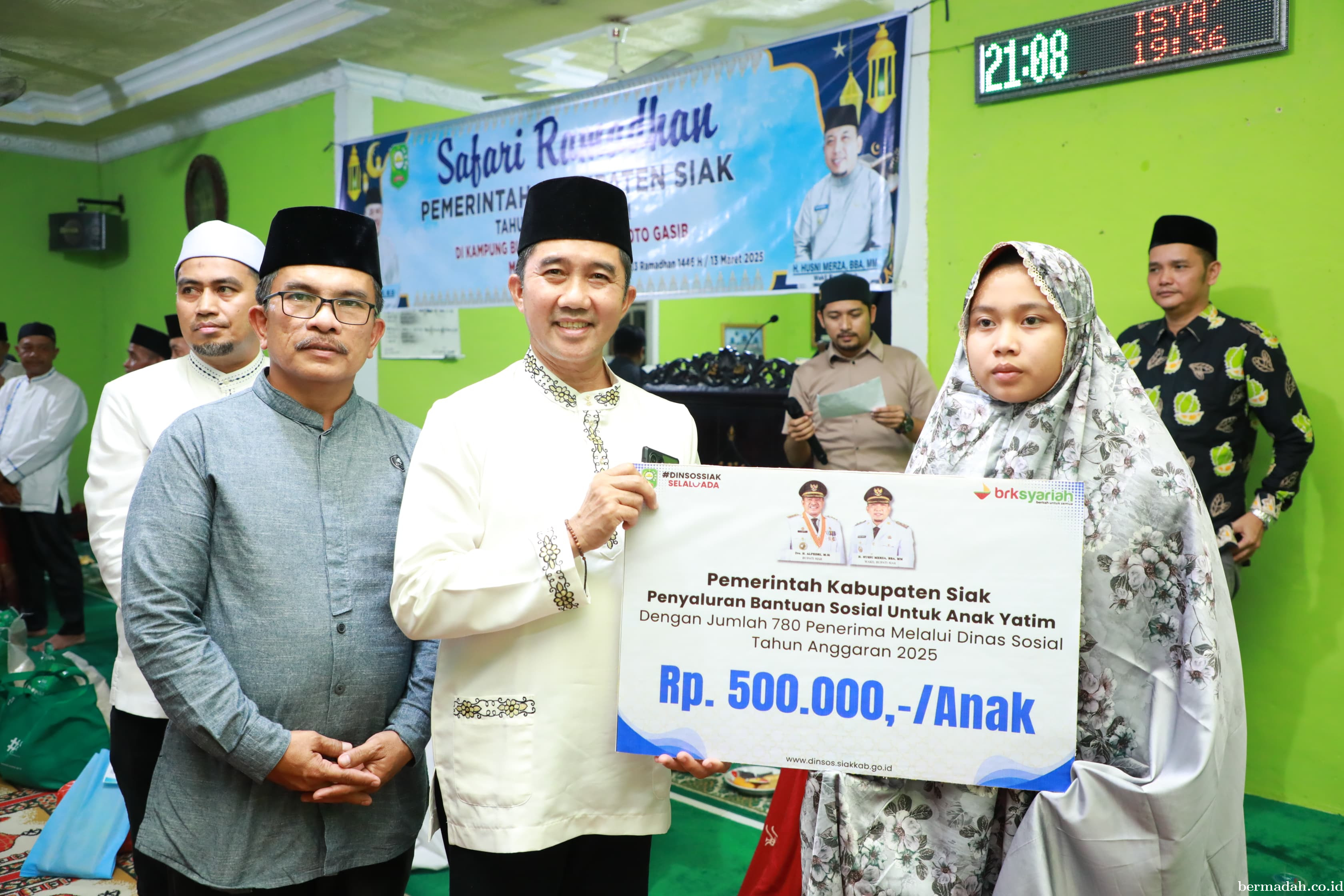 Plh Sekda Siak Ucapkan Terima Kasih atas Bantuan untuk Warga
