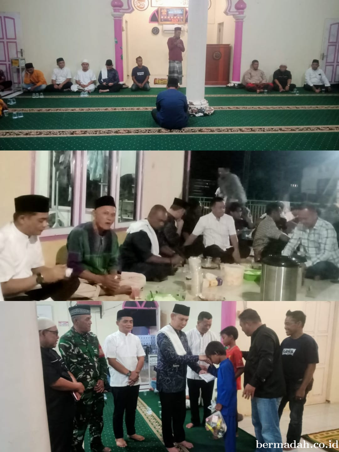 Camat Sungai Apit, Tengku Mukhtasyar, Safari Ramadan di Kampung Penyengat