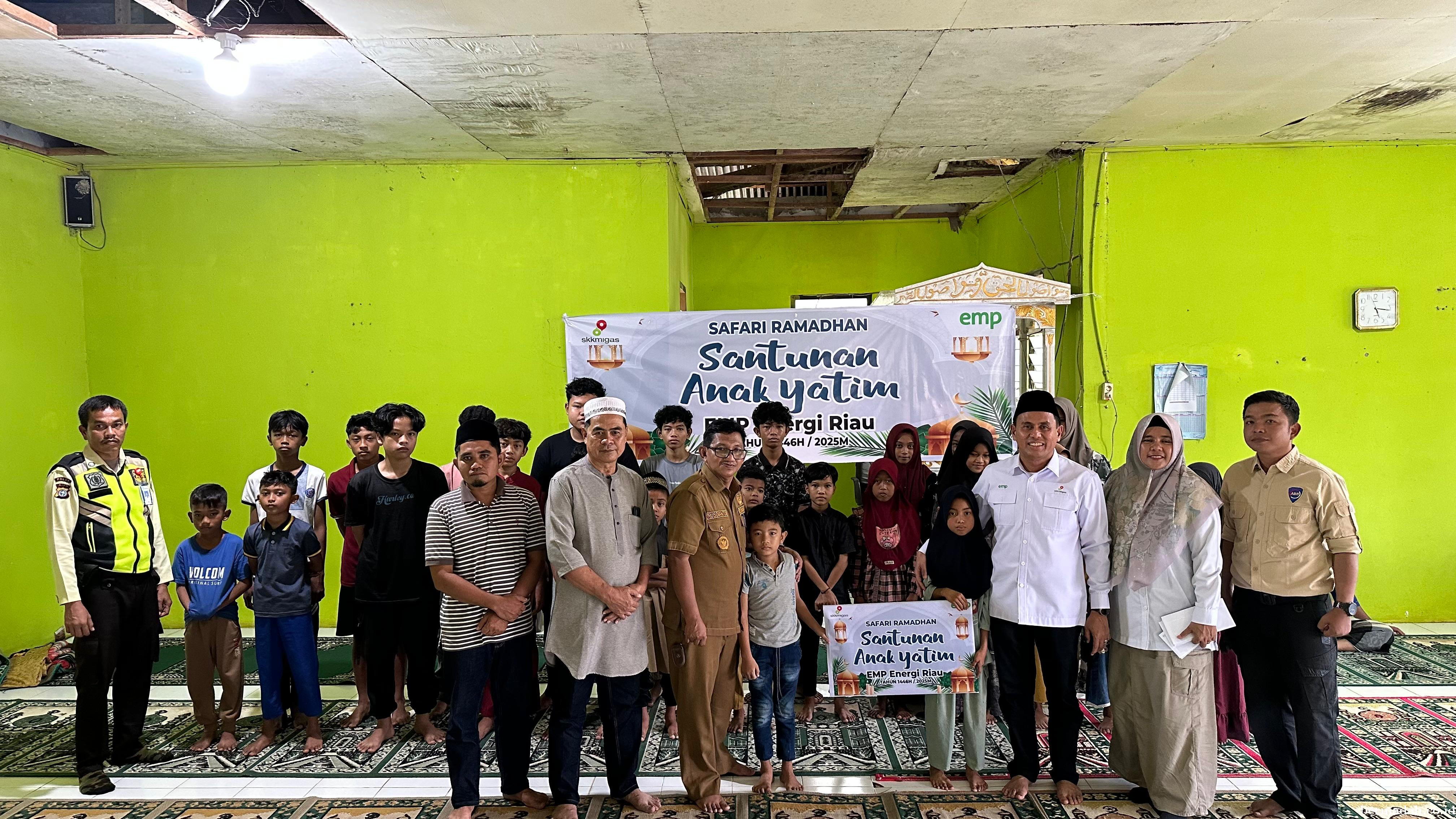 EMP Energi Riau Santuni 200 Anak Yatim di Indragiri Hulu dan Pelalawan