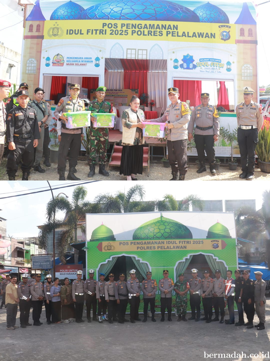 Kapolres Pelalawan Tinjau Pos Pam Lebaran 2025, Pastikan Keamanan dan Kelancaran Arus Mudik