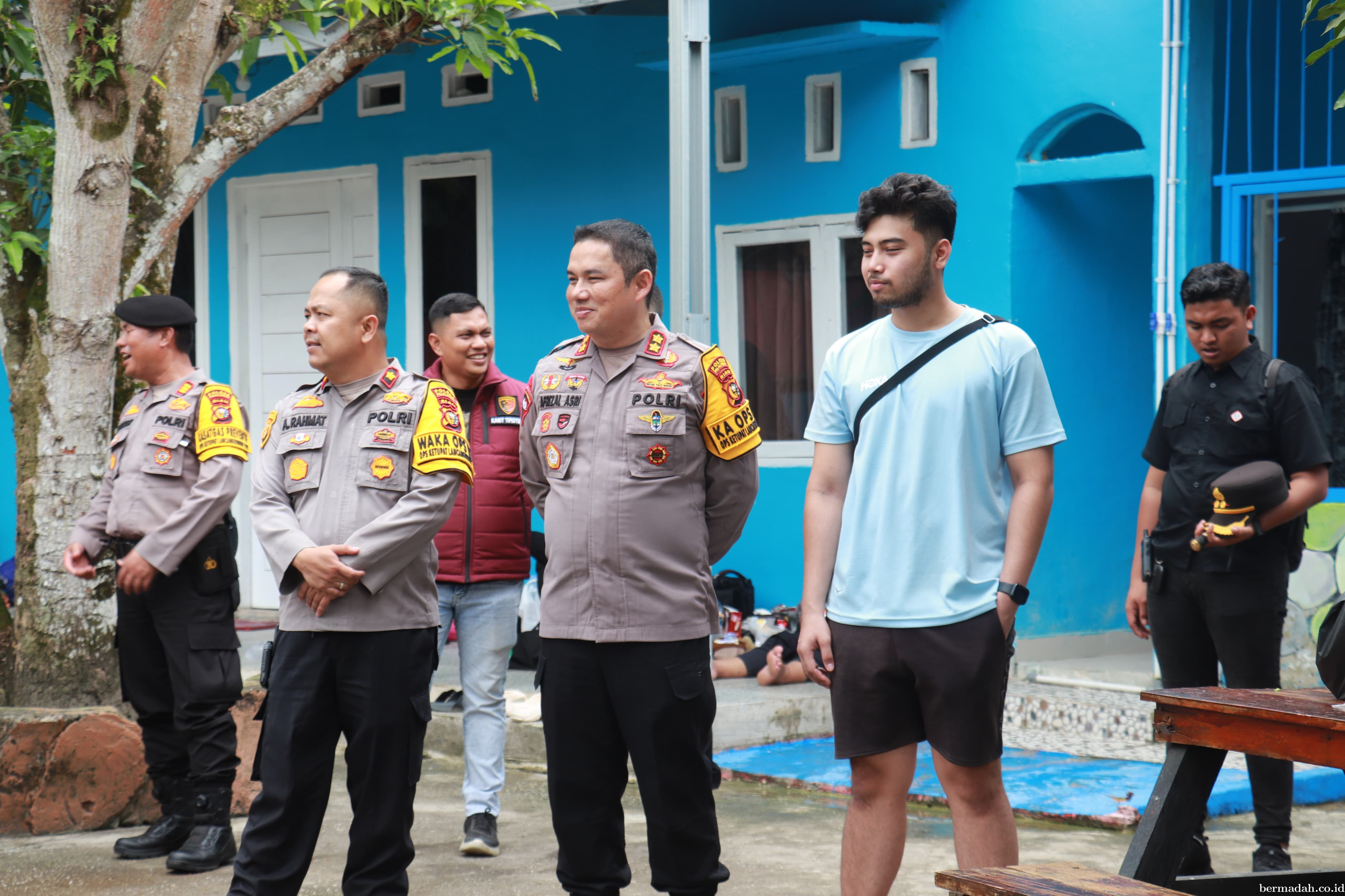 Patroli Libur Lebaran, Kapolres Pelalawan Tinjau Tempat Hiburan Keluarga di Pangkalan Kerinci
