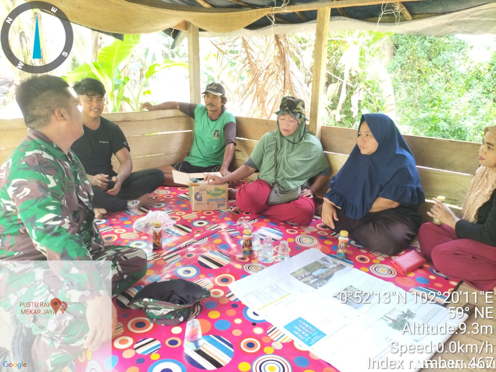 Sabtu 17 Mei, Babinsa Koramil 02/Sungai Apit Patroli dan Sosialisasi Pilkada Damai