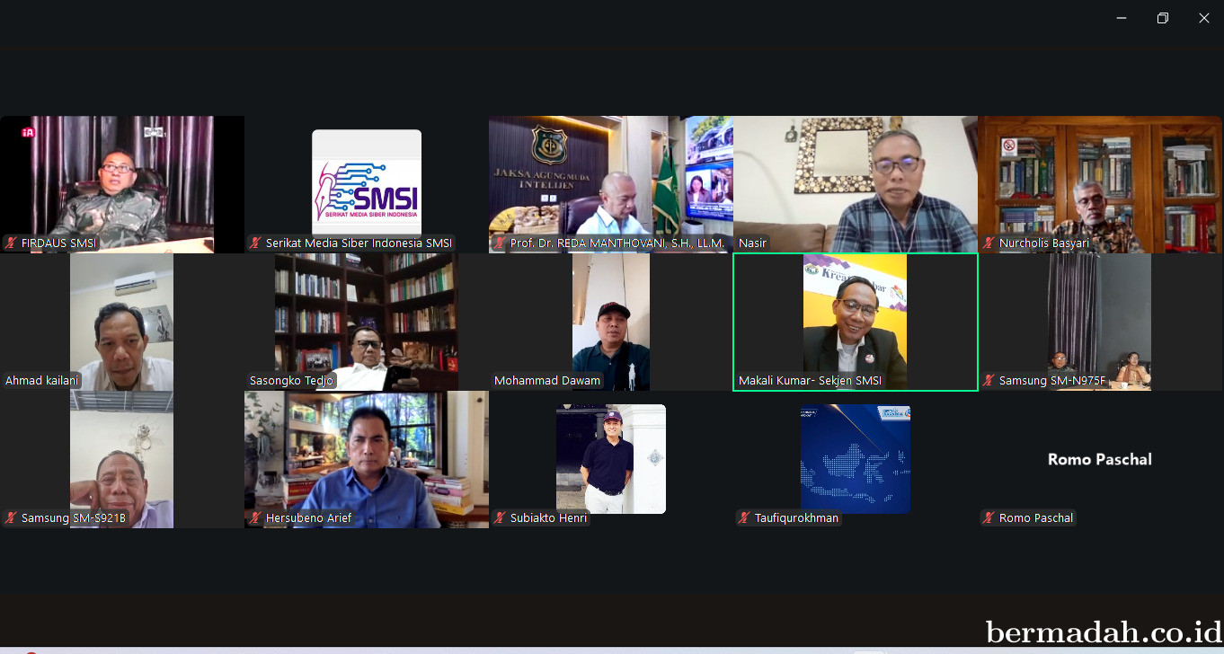 SMSI Gelar Rapat Bersama Dewan Pembina dan Dewan Pakar untuk Rumuskan Sikap Kebangsaan