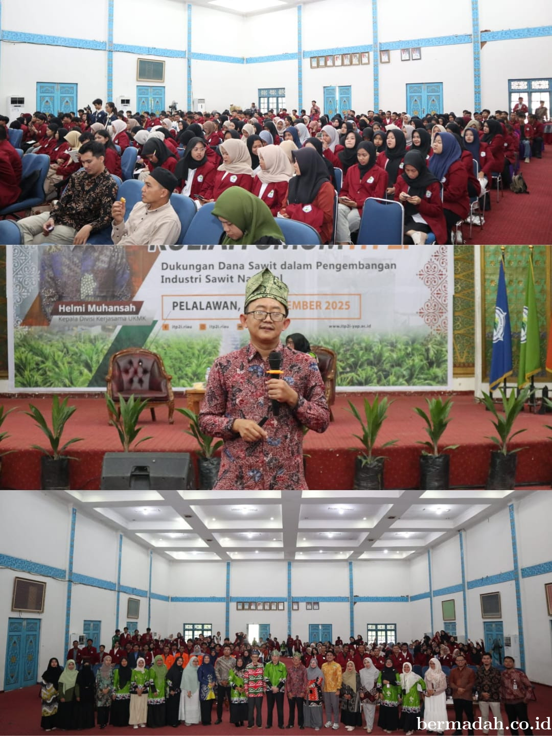 ITP2I Gelar Kuliah Umum Dukungan Dana Sawit