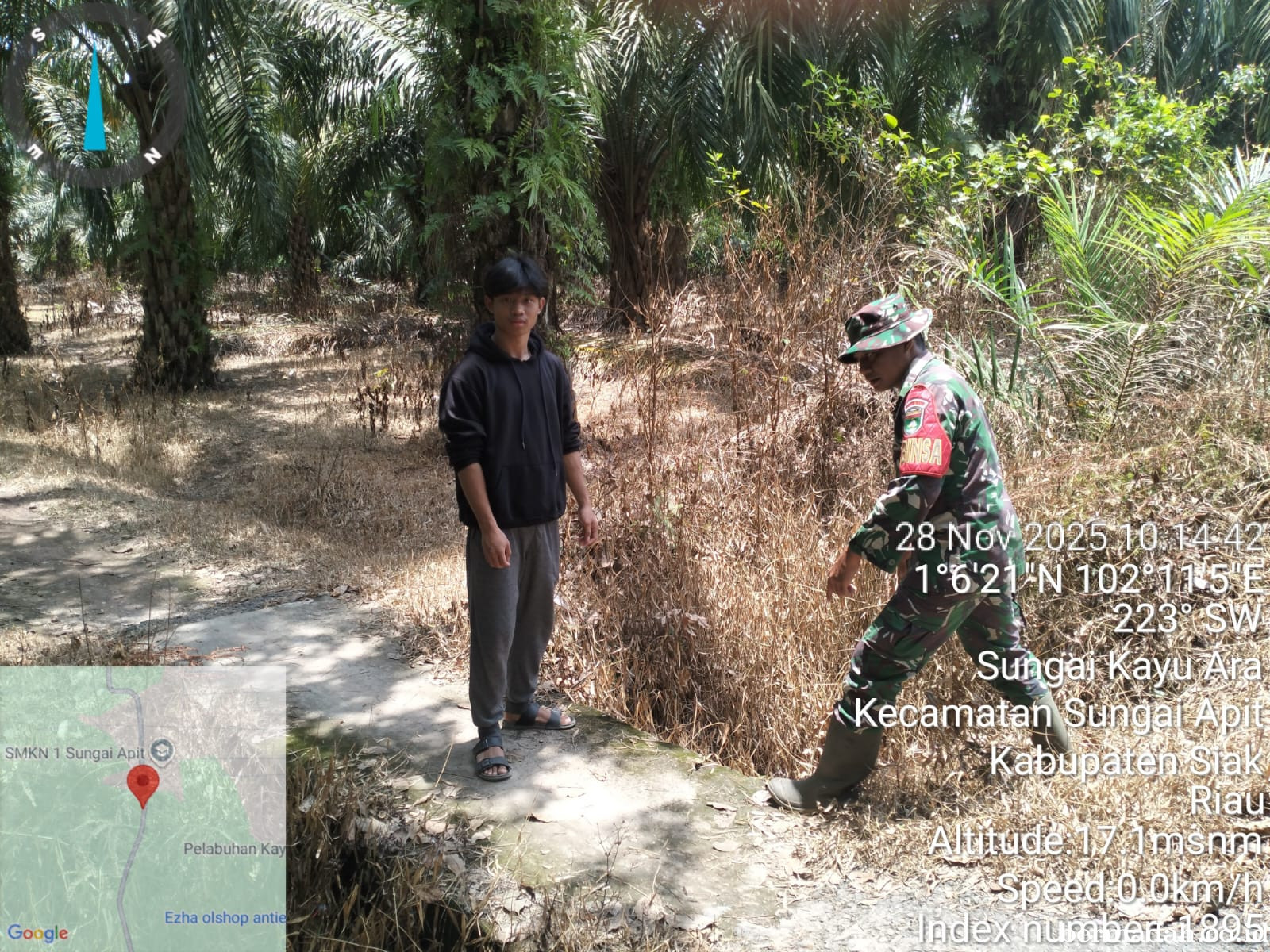 Penanggulangan Karhutla di Wilayah Koramil 02/Sungai Apit, Jumat 28 November Ini