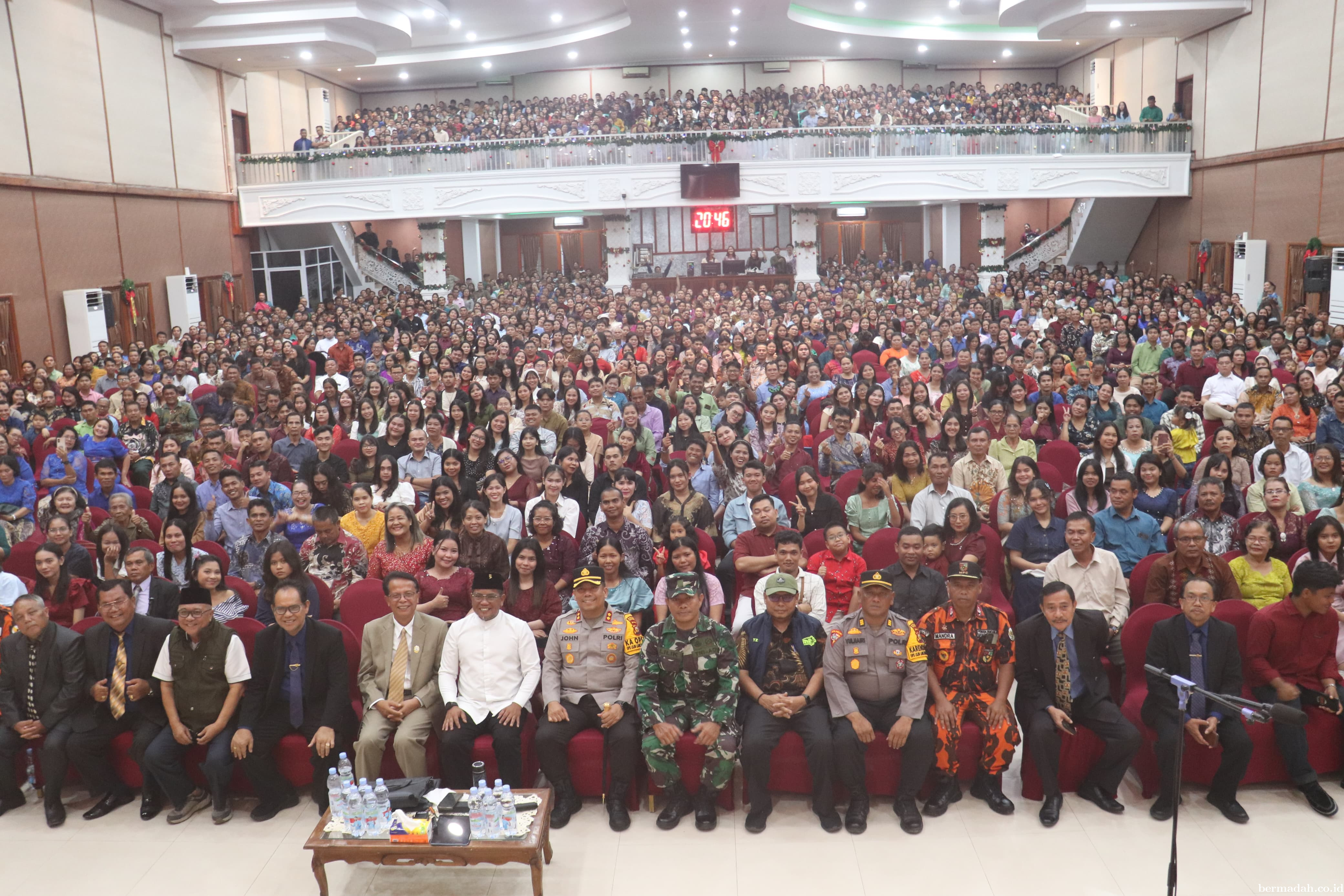 Forkopimda Pelalawan Jaga Malam Natal Aman