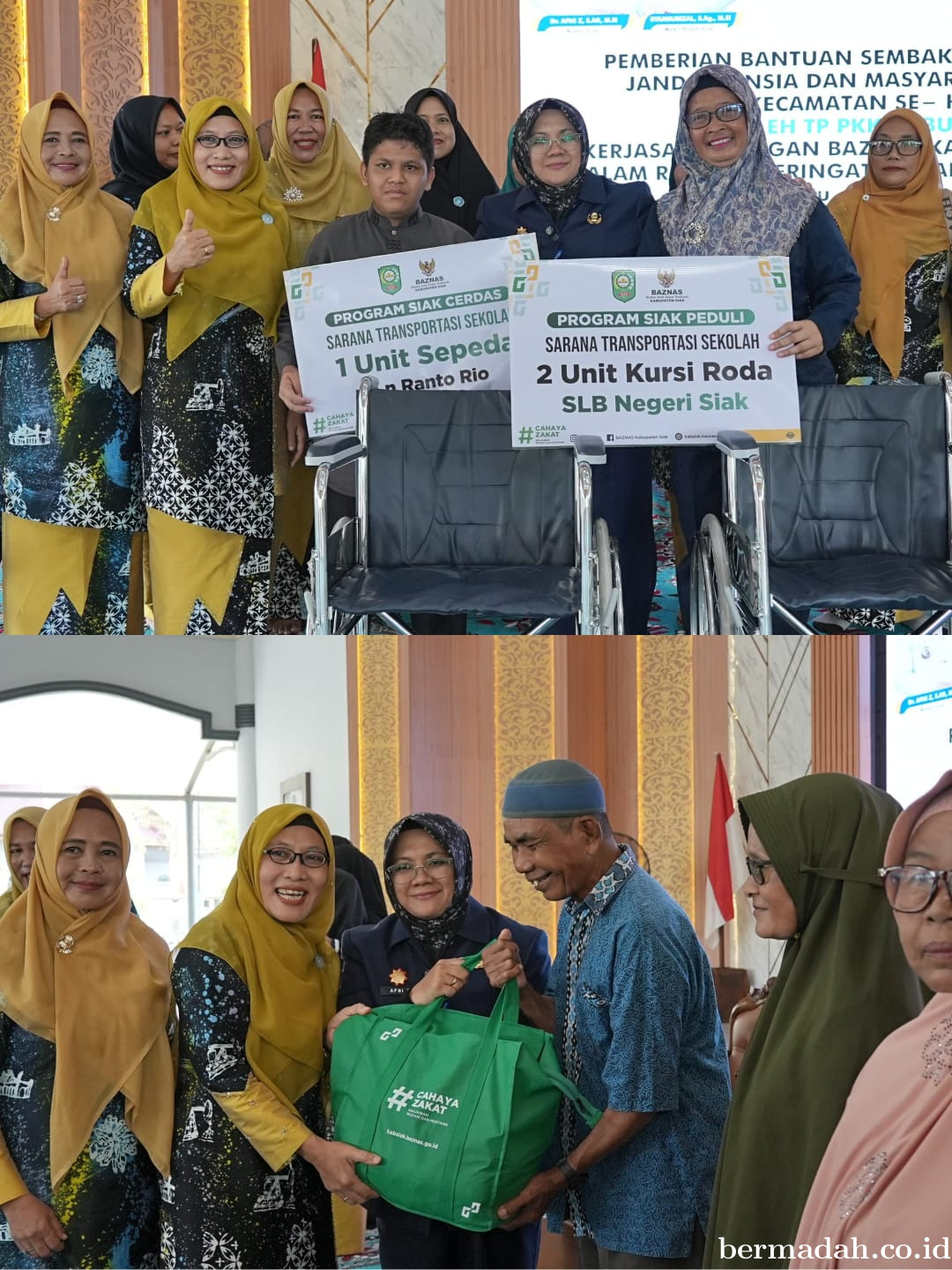 PKK Siak-BSP Kolaborasi Salurkan Bantuan Sembako Untuk Keluarga Pra-Sejahtra