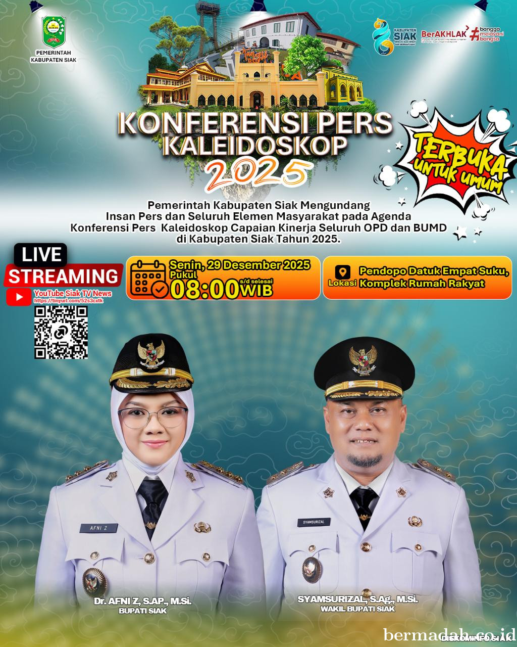 Kaleidoskop 2025 Bupati Afni Zulkifli Wujud Kerbukaan Informasi Publik danPemerintah yang Transparan