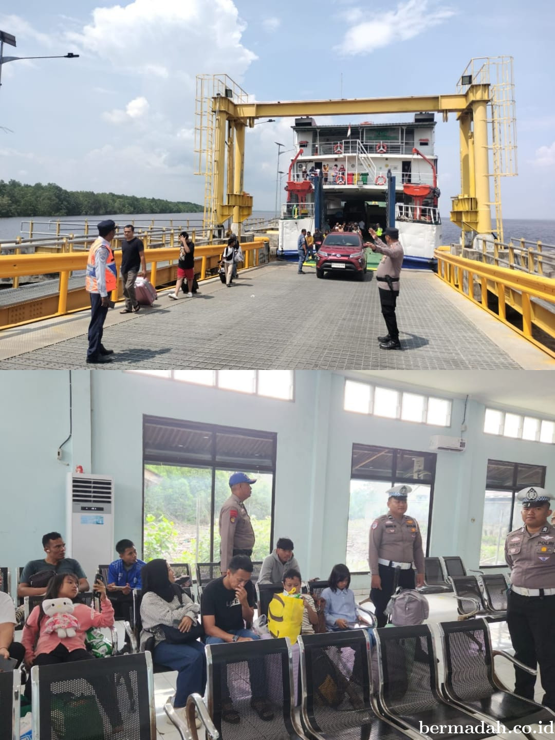 Hari Ke-7 Operasi Lilin 2025, Polres Siak Perketat Pengamanan Pelabuhan Tanjung Buton