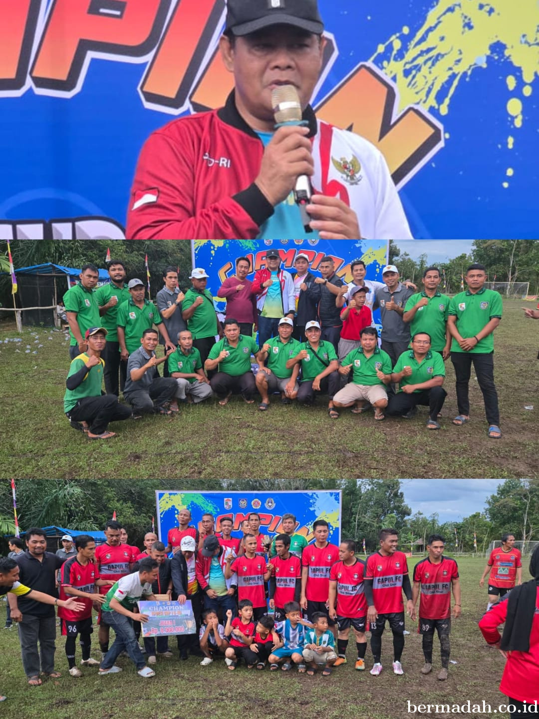 Turnamen Ditutup Anggota MPR RI H Abdul Hamid SPi MSi, GAPUL FC Juara APDESI CUP I