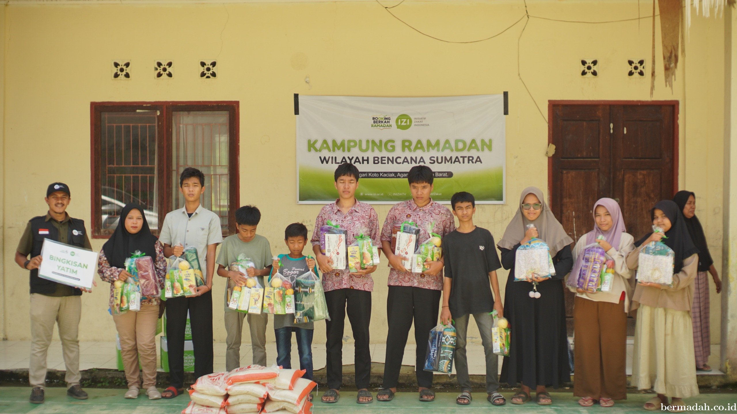 IZI Launching Kampung Ramadan di Wilayah Terdampak Bencana Koto Kaciak, Maninjau, Agam
