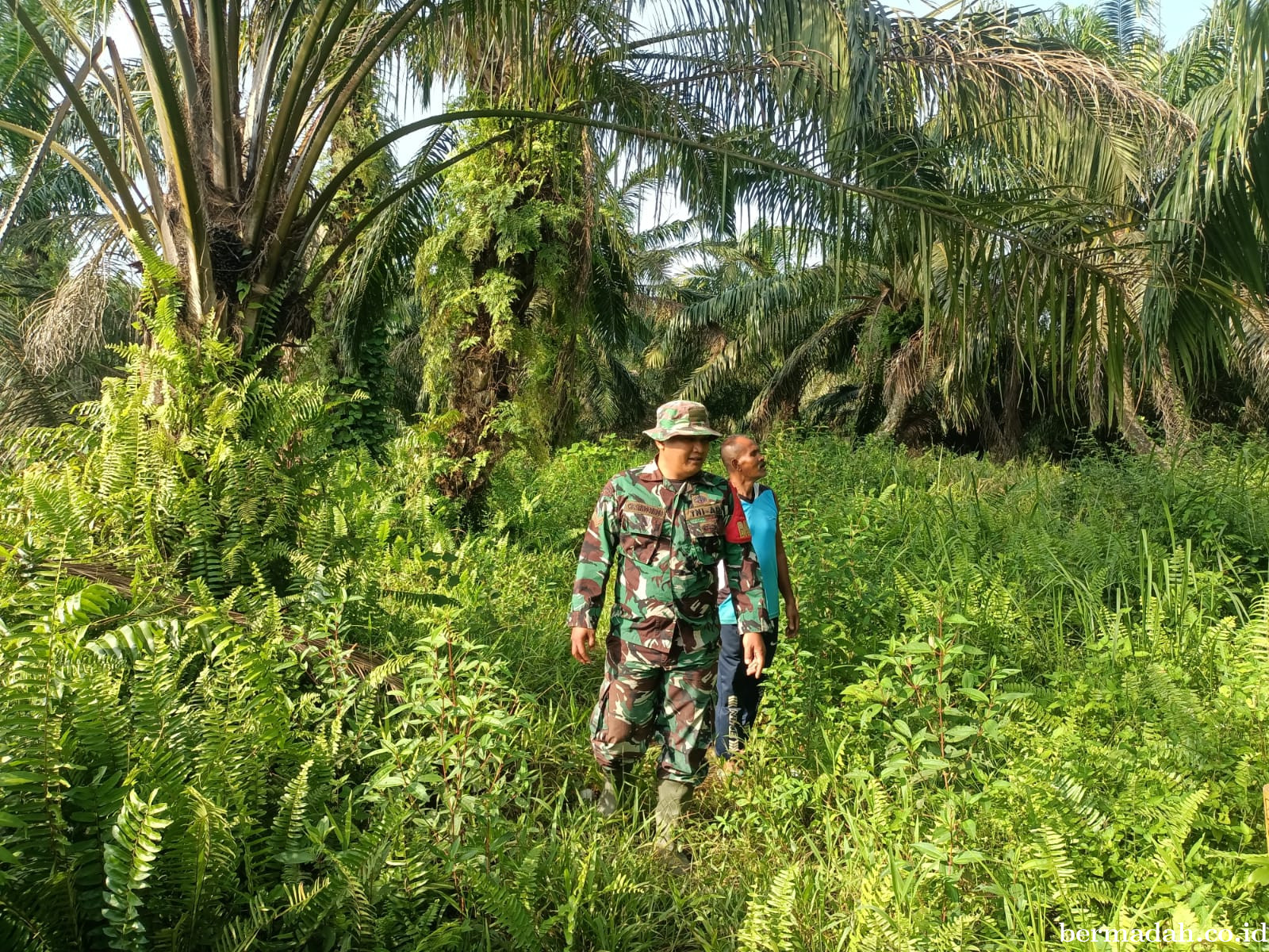 Penanggulangan Karhutla di Wilayah Koramil 02/Sungai Apit, Jumat 9 Januari